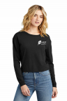 Women's Perfect Tri Midi Long Sleeve Tee with Printed MedSpa Logo